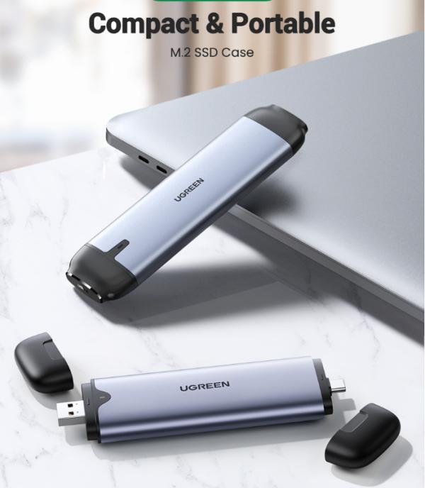 ENCAPSULADOR USB M.2 NVME CM353 70532 UGREEN 10Gbps