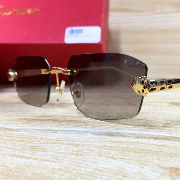 Lentes De Sol Cartier 103143 R.E Amarillo