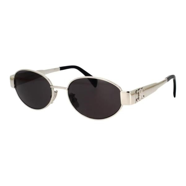 Lentes De Sol Celine Cl40235U Negro/Plateado