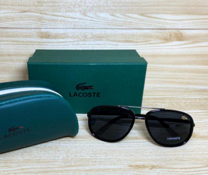 Lentes De Sol Lacoste L758 1.1 Negro/Plateado