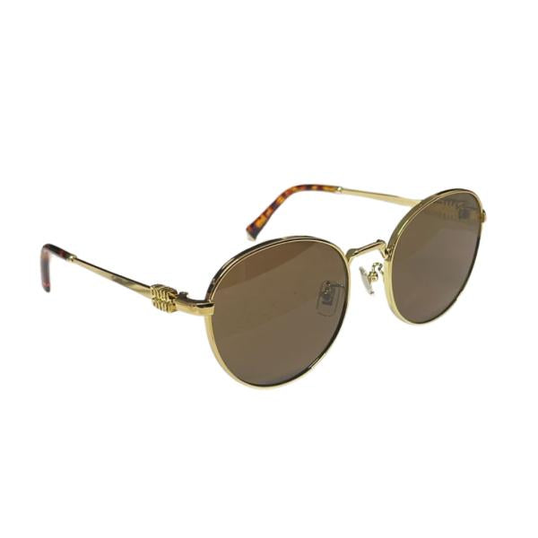 Lentes De Sol Miu Miu Smu55Zs Cafe/Dorado