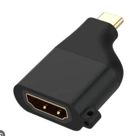 ADAPTADOR CONVERTIDOR USB TIPO C MACHO A HDMI TIPO A HEMBRA OTN-9532T ONTEN NEGRO