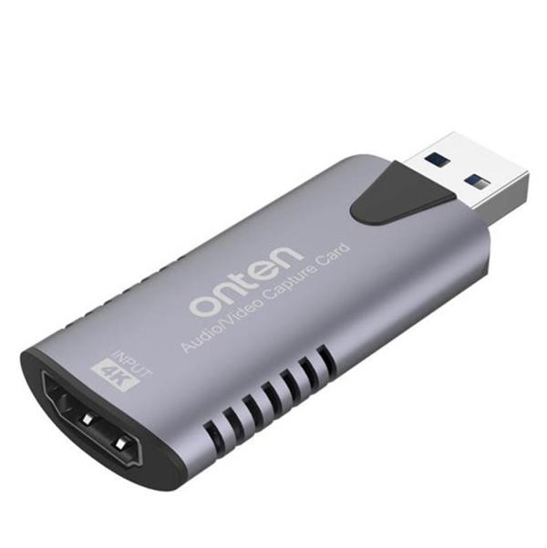 Tarjeta De Captura Usb Tipo A A Hdmi Hembra Otn-Us323T Onten Plateado
