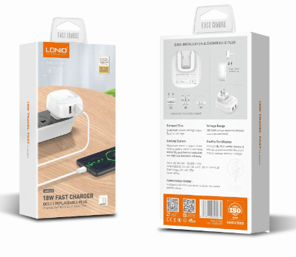 CARGADOR CASA A2512Q LDNIO MICRO B BLANCO