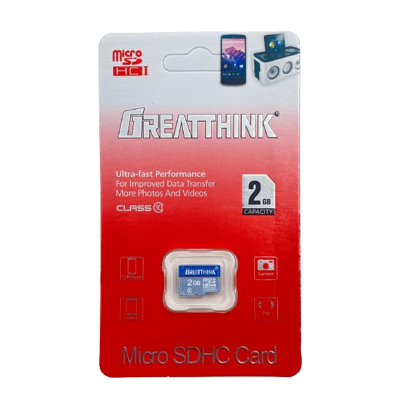 MEMORIA MICRO SDHC 2GB GREATTHINK