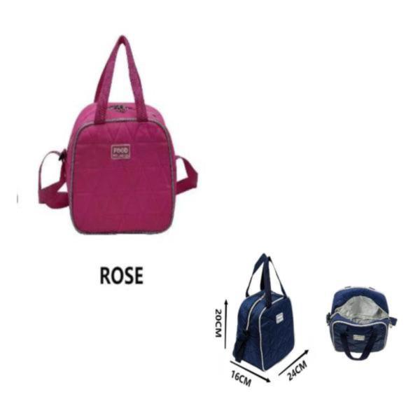 Lonchera Diseño Acolchado Wm624 Rosado
