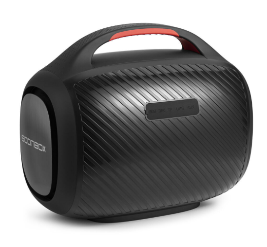 PARLANTE BLUETOOTH S6300 SOONBOX NEGRA