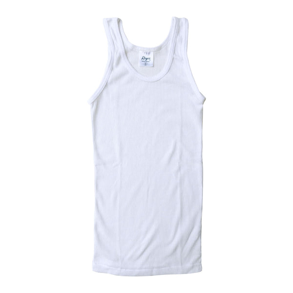 Camiseta Rib Reyco Para Niño De Tirantes, Color Blanco - Talla 8