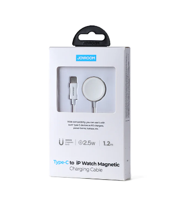 CARGADOR RELOJ USB TIPO C A APPLE S-IW004 JOYROOM BLANCO