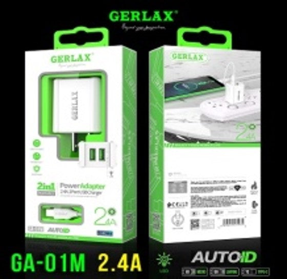 Cargador Casa Ga-01M Gerlax Tipo C Blanco