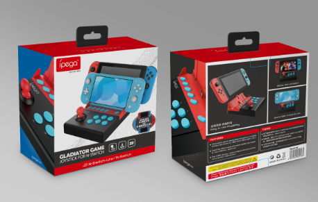 CONTROL JOYSTICK CLASICO NINTENDO SWTCH PG-9136 IPEGA NEGRO