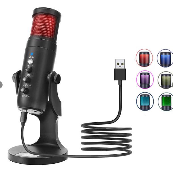 MICROFONO PARA PC MC-PW9 JMARY NEGRO