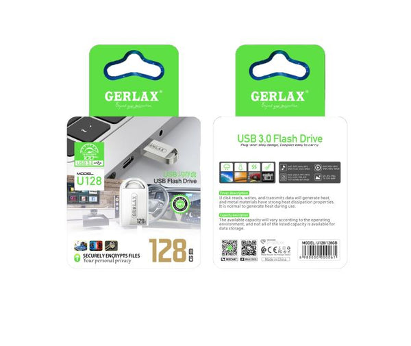 Gerlax Llave Maya U128 128GB Gerlax Plateada