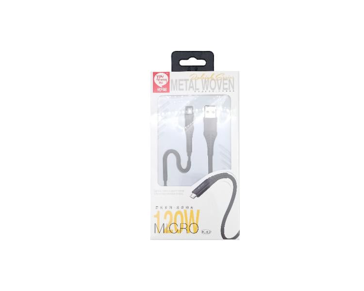 Cable Usb Micro B K-43 Youshengku Negro