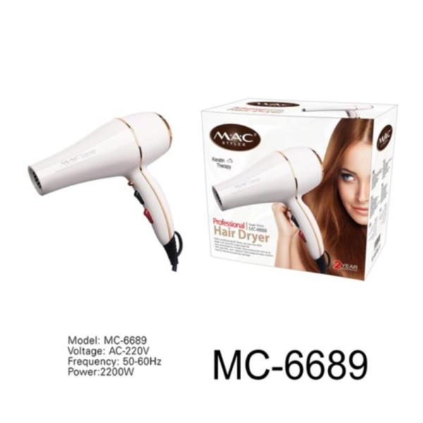 Secadora Para Cabello Modelo Mc-6689