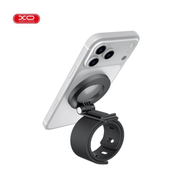 SOPORTE CON BANDA SILICONA MAGSAFE MODELO C203 XO NEGRO