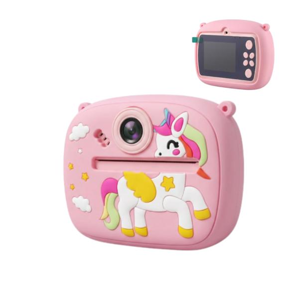CAMARA DE IMPRESION INSTANTANEA PARA NIÑOS MODELO V06 XO ROSADO