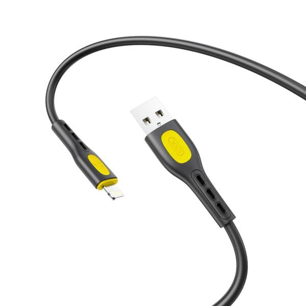 CABLE USB A LIGHTNING MODELO NB280 3A XO NEGRO