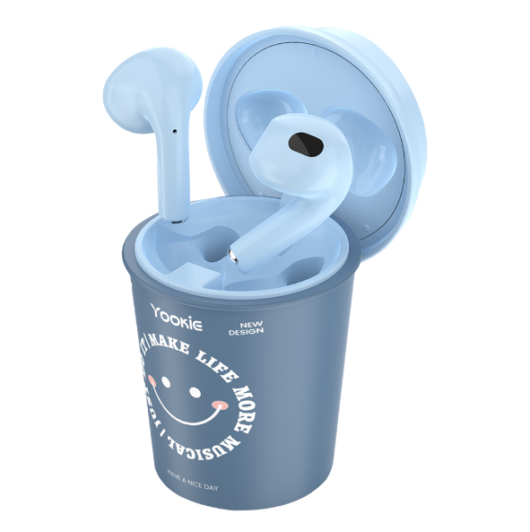 Audífonos Inalámbricos con Estuche en Forma de Taza
