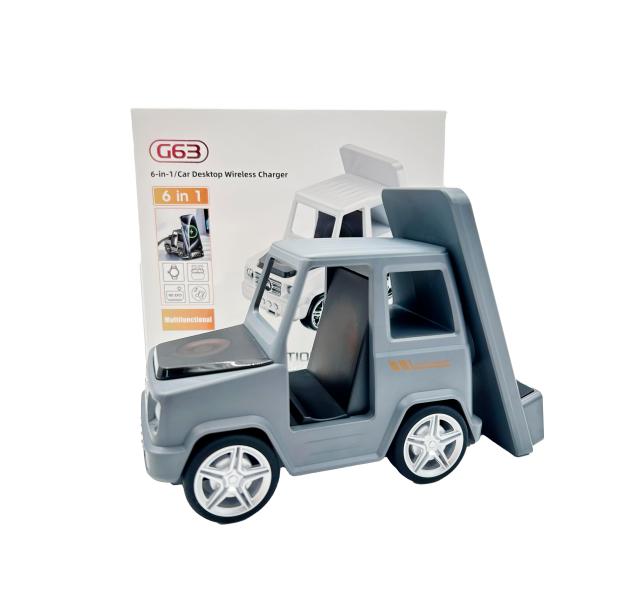 CARGADOR INALAMBRICO T20 G63 GRIS