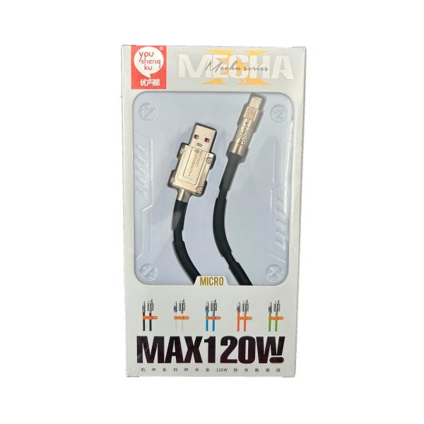 Cable Usb Micro B K-36 Youshengku Negro