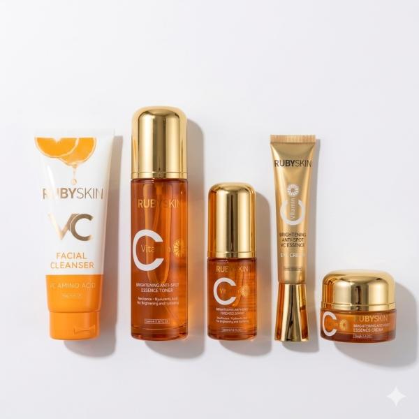 SET DE ESENCIA ILUMINADORA ANTIMANCHAS CON VITAMINA C