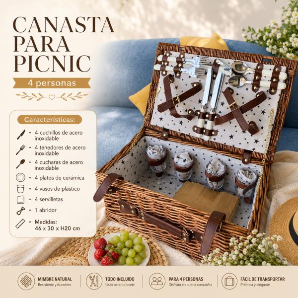 Canasta Para Picnic Md24813