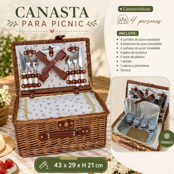 Canasta Para Picnic Mds2403