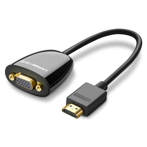 CONVERTIDOR HDMI A VGA CM611 90813 UGREEN NEGRO