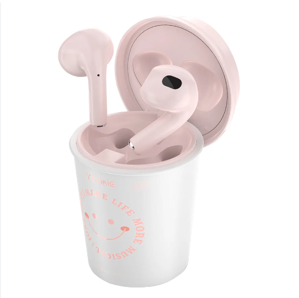 Audífonos Inalámbricos con Estuche en Forma de Taza