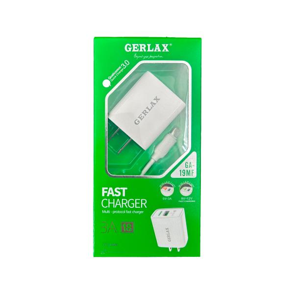 CARGADOR CASA GA-19MF GERLAX BLANCO MICRO B