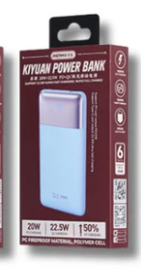 Bateria De Emergencia RPP-5 1000MAH Serie Kiyuan Blanca Azul Clar