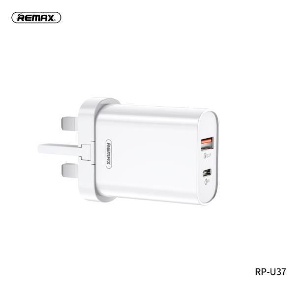 Cargador Cubo Casa Rp-U37 Serie Jane Remax Blanco