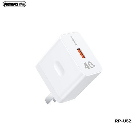 CARGADOR CUBO CASA RP-U52 SERIE FIVAN REMAX BLANCO
