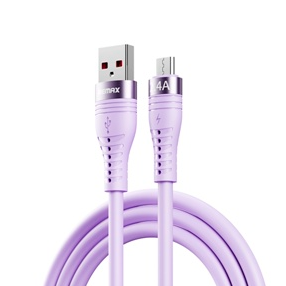 Cable Usb Micro B RC-C137 Series Ruiliang Remax Morado