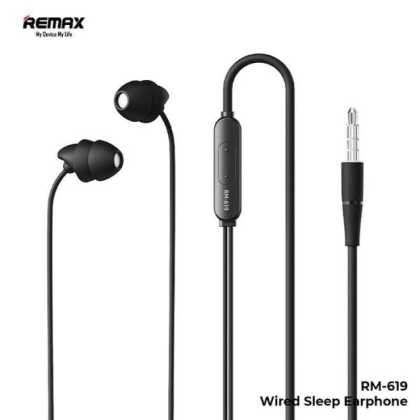 AUDIFONOS MANOS LIBRES RM-619 SERIE SLEEP REMAX NEGRO