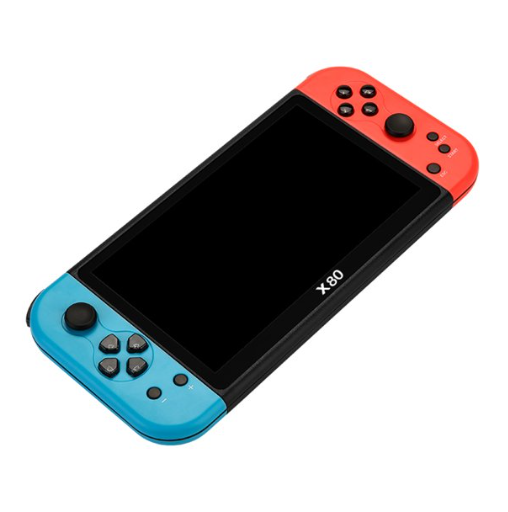 CONSOLA X80 7" ROJO AZUL