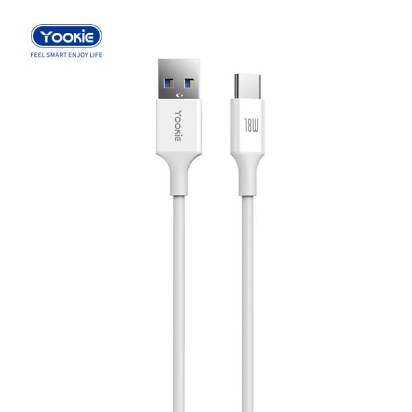 Cable Usb Tipo C CB28 Yookie Blanco