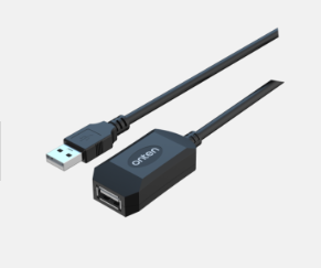 EXTENCION USB TIPO A MACHO A USB TIPO A HEMBRA US206 ONTEN 5M NEGRA