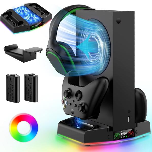 ESTANTE CARGADOR PARA X BOX PG-XBS011S IPEGA NEGRO