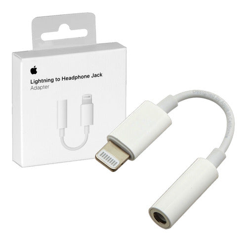 Adaptador Lightning A 3.5Mm 1.1 Blanco