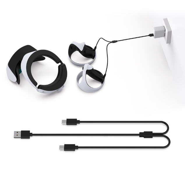 Cable Usb Para Play Station 5 Vr TP5-2519 Dobe Negro