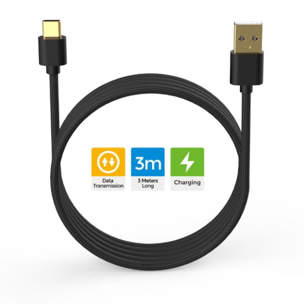 Cable Usb Tipo C Para Controles Play Station 5 TP5-3585 Dobe 3M N