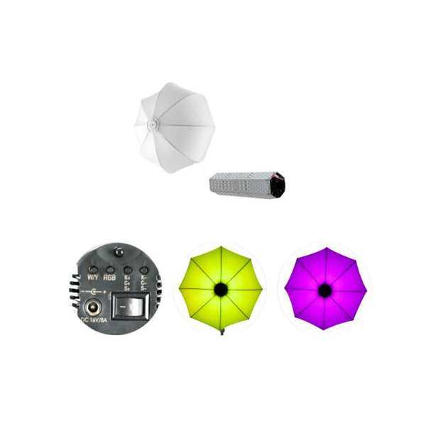 KIT DE ILUMINACION PROFESIONAL LSB-120RGB WEIFENG