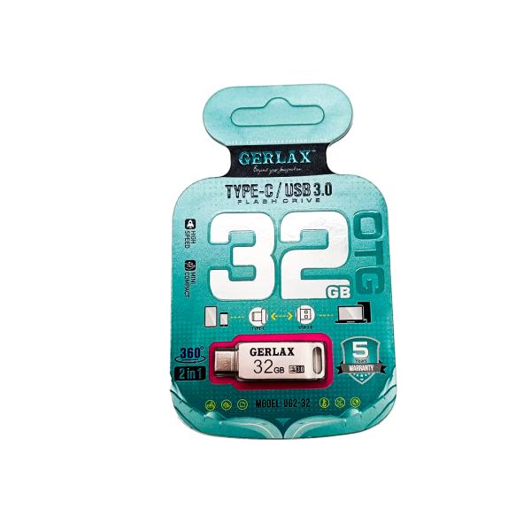 LLAVE MAYA UG2 GERLAX 32GB PLATEADA