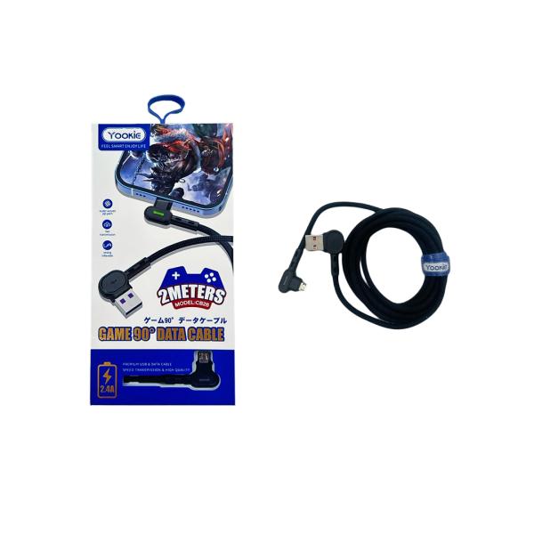 Yookie Cable Usb Micro B CB26 Yookie Negro 2M
