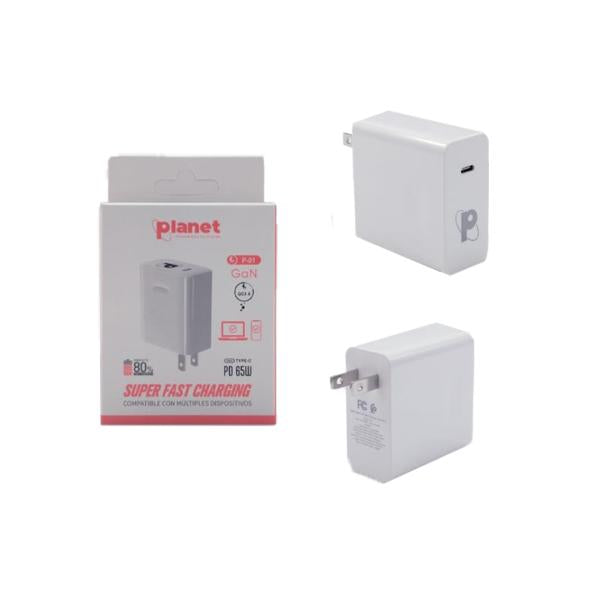 Planet Cargador Casa P-01 Planet Blanco