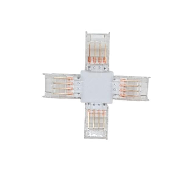 Conector Para Tira Led 3 Pines +10MM Rgbw