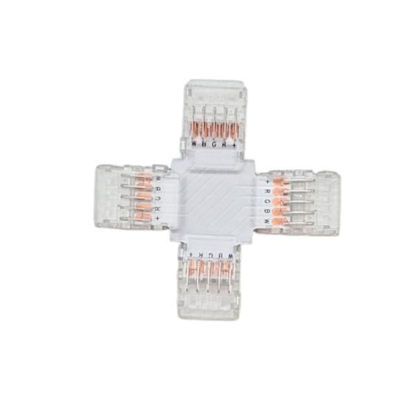Conector Para Tira Led 5 Pines +10MM Rgbw