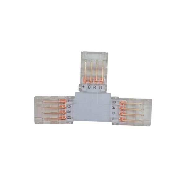 Conector Para Tira Led 4 Pines T 10MM Rgbw